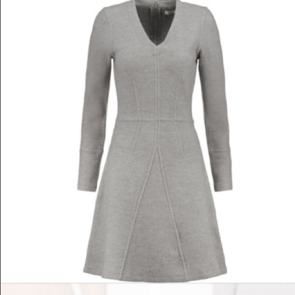 ISSA Celestine Felted Wool Dress